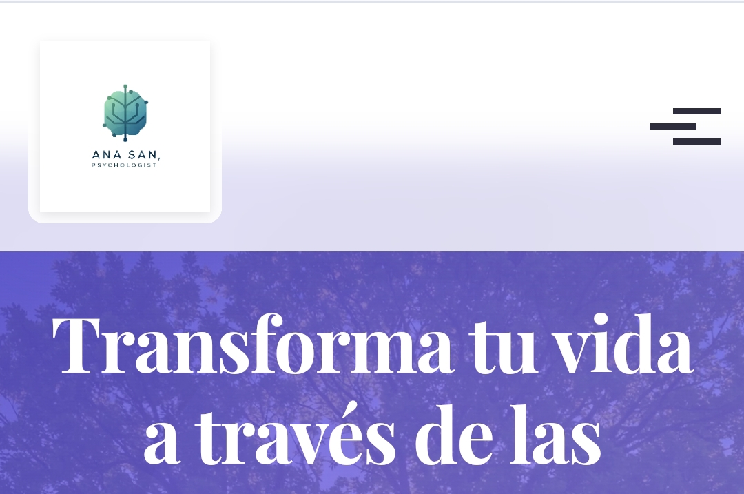 Sitio web AnaSan Psicología